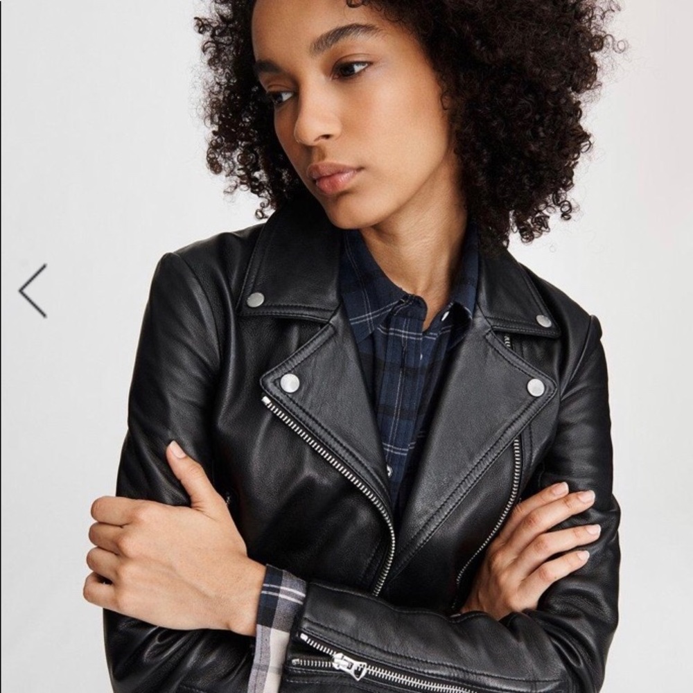 NWOT rag & bone Mack Leather Jacket Size Small